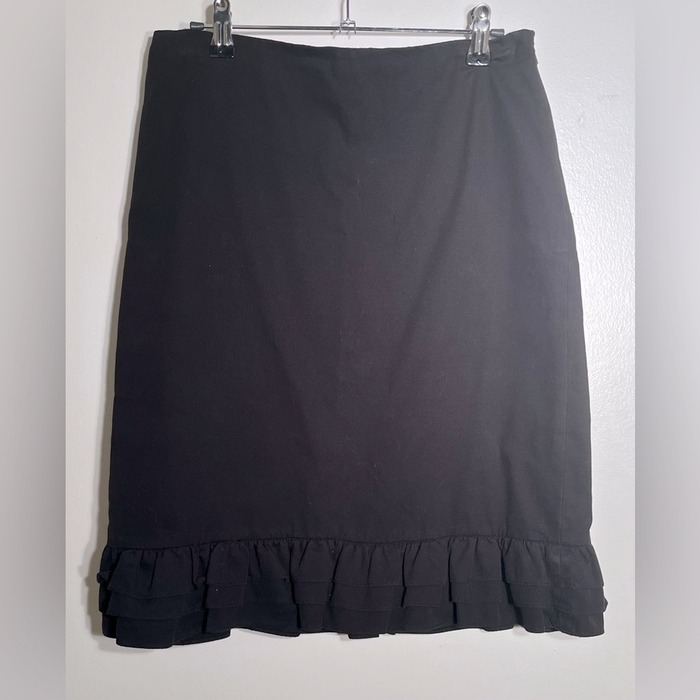 Anthropologie Fei Corduroy Ruffle Skirt - Size 4